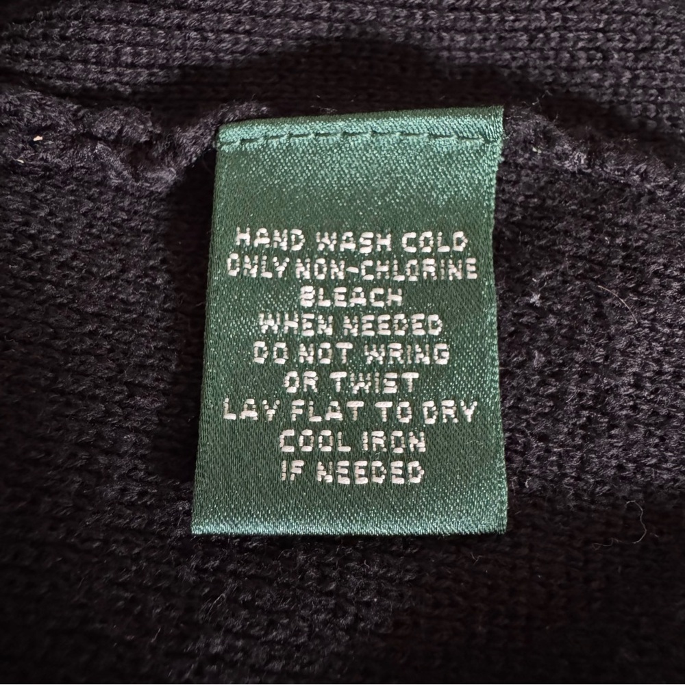Lauren Ralph Lauren Black Jacket with Gold Accents, P/M - Picture 12 of 13